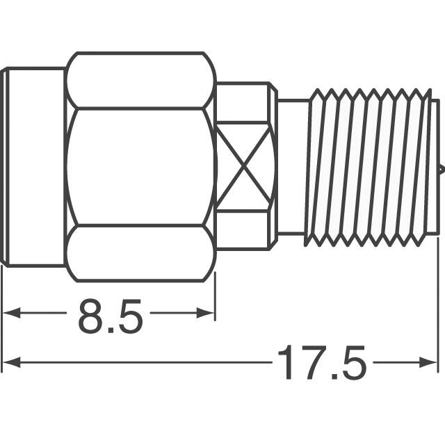 ADP-SMAM-RPSF Linx Technologies Inc.  Adattatori per connettori coassiali (RF)